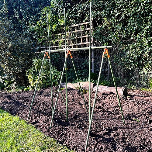 GardenSkill Tomaten Rankhilfe 1.2m | Tomatenzüchter Pflanzenstütze Rankgitter für Kletterpflanzen, Gewächshäus, Folientunnel, Schrebergarten | Stabile Pflanzenstäb, Einfach zu Konstruieren