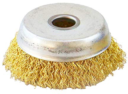 BomDog Roue de Polissage, Roue Métallique Pour L'Élimination de La Peinture Antirouille – Diamètre Du Trou Intérieur Réduit de Rupture de Fil – 16 Mm/A/100 Pcs