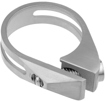 Sattelklemme 34,9 mm/31,8 mm Titan Fahrrad Sattelstütze Klemme MTB Fahrrad Sattel Sattelstütze Klemme Sattelkloben (Color : 34.9mm)