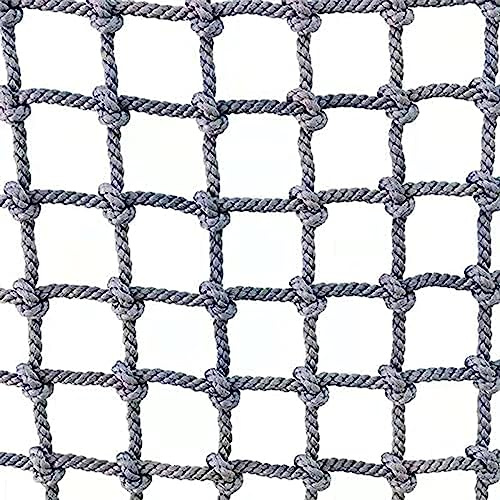 Kanduo Kletternetz Kinder Outdoor Schutzsicherheitsnetz Klettern Frachtnetz Tragbares Seil Hindernis Kletternetz Balkon Treppe Anti-Fall-Netz for Spielplatz Baumhaus(2 * 3m(6.6 * 9.9ft))