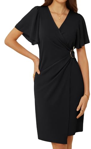 Abiti autunnali Abito da Donna con paillettes scintillanti Abiti da cocktail sexy Oro Nero XL