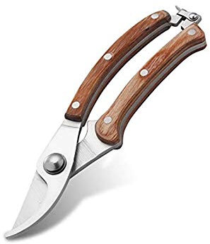 MRKU Verstellbare Gartenschere, Gartengeräte, G-Schere, arbeitssparende, scharfe Gartenschere, Bonsai-Gartenschere aus Edelstahl für G-Tools
