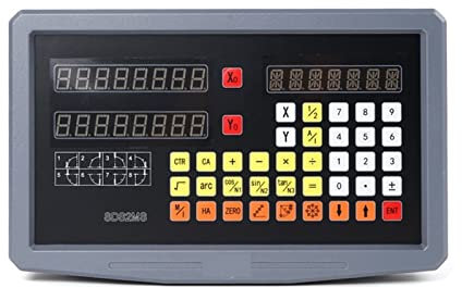 Affichage numérique Kit de lecture numérique Dro Set avec capteur d'encodeur d'échelles linéaires 2 pièces 5U TTL 22 * 34 100 à 1000MM Mesure précise(Blauw)