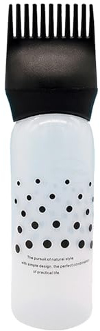 Ölschutzanwendungen - 60Z Kopfhaut Applikator Kammflasche | Haare Ölen -Applikatorflasche | Anwenden von Bürstenhaaren mit abgestufter Skala | Bewerben Sie die Flasche Haarfärbebürstenflasche für Haar