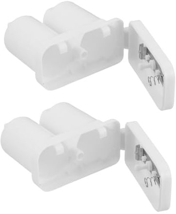 KOCKSHION 2pcs Water Heater Battery Boxes Wiring Box for Gas Boiler Easy Install Battery Monitor Plastic Case Holder Gas Boiler Accessories