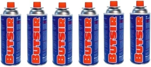 FYSHOP | Pack Camp Bistro 3 Combo Hornillo y Plancha + 6 botes de gas | Hornillo Camping de 1 Quemador | Cocina portátil compacta para Exteriores