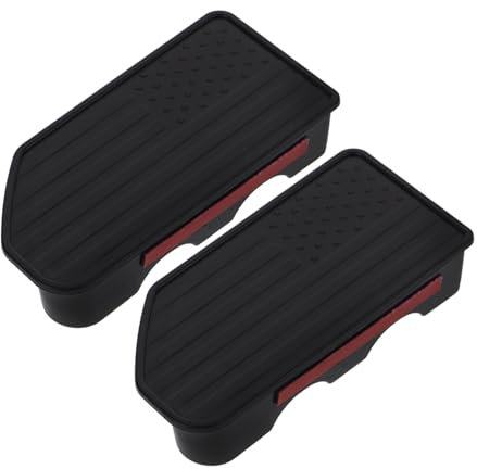 Ciieeo Pickup Accessori Affidabili e Resistenti Copri Cassone in Abs Nero per Veicoli 2019-2024 Tappi Copri Fori Robusti per Binari Letto Camion