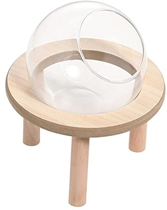 Bac à sable pour hamster - Bac à sable transparent - Pour lapins, animaux domestiques, souris - 12 cm - Beige