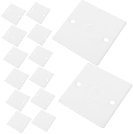 FUNOMOCYA 20piezas Placas Cubiertas Para Enchufe Tipo Cubiertas Decorativas Para Interruptores Instalación Rápida Resistentes Placas Pared Para Uso Interior y Exterior