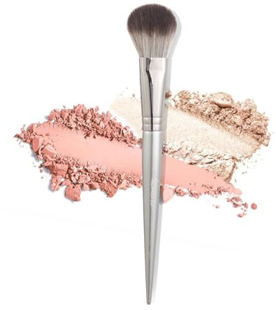 GUOXIAONIU Blush Brush for Cheeks, Blending Brush, Contour Bronzer Brush, makeup brush, Ideal for All Face Makeup & Foundation for Liquid, Cream and Powder Face Makeup, Vegan & Cruelty-Free