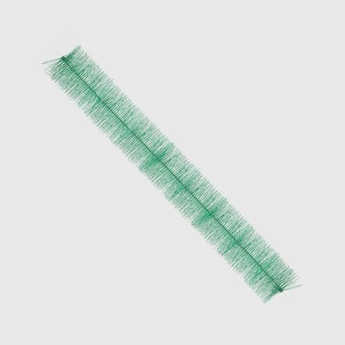 La Briantina Protezione Antiostruzione Grondaie 114 cm – Spazzola Flessibile in PET e Ferro Zincato, Antifoglia e Antinido per Canali di Scolo, Ø 15 cm - 10 Pezzi