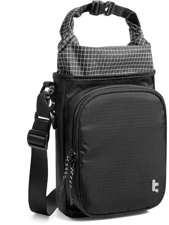 tomtoc Sling Bag für Handheld-Gaming-Konsolen, schlanke Crossbody-Reisetasche für Steam Deck, ROG Ally X, Xbox Ally X, Nintendo Switch 2 und PS5 Portal, Roll-Top-Tasche für Ladekabel und Zubehör