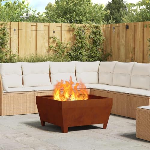 Generico Focolare Marrone 80 x 80 x 43 cm,Caminetti,858945