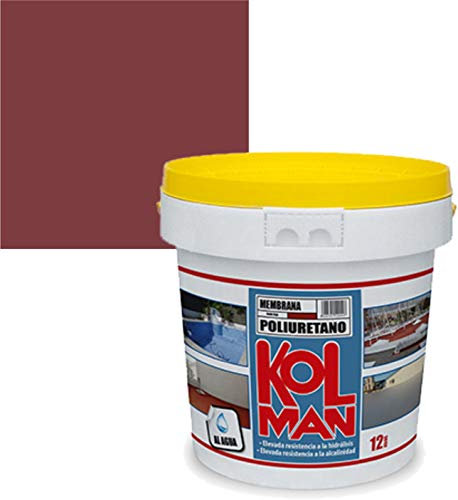 Membrana poliuretano Pur kolman al agua (4 Kg, Óxido rojo)