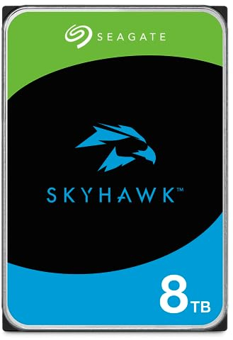 Seagate 8TB SkyHawk Surveillance 3.5 Hard Drive ST8000VX004 (SATA 6Gb/s/256MB/7200 RPM)