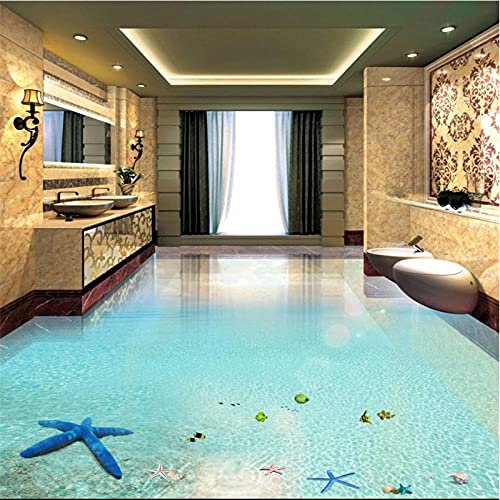 Revêtement de sol personnalisable - Imperméable - Motif monde tropical - 3D - 300 x 210 cm