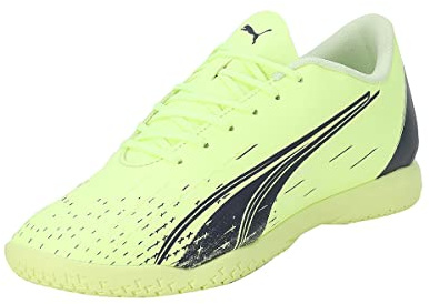 PUMA Men's Ultra Play It Soccer Shoe, Fizzy Light Parisian Night Blue Glimmer, 9.5 UK