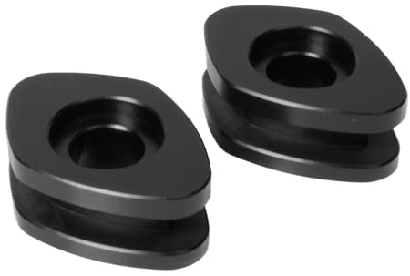 Aharon Motolumino - Soportes de montaje de señal de giro LED para motocicleta, 2 unidades, compatibles con rosca Ducati, M8/M10, ajuste perfecto en ubicaciones originales de intermitentes, luces