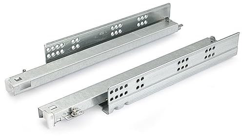 DTC - TOURMUSS GUÍA OCULTA EXTRACCIÓN TOTAL DE CAJÓN CON SISTEMA DE CIERRE AMORTIGUADO. LARGO GUIA LARGO 450mm