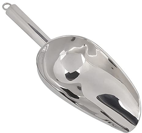 Yosoo Health Gear 1 PC Multifonctionnel en Acier Inoxydable Cuillère à Glace Grains de café Fruits Secs Pelle Cube en Fonte D'aluminium Cuillères pour Fabricant Congélateur Haricots Bonbons Farine