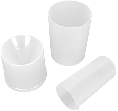 Qcwwy Cylindre pluviomètre professionnel en plastique transparent composé d'un cylindre extérieur et d'un couvercle d'entonnoir