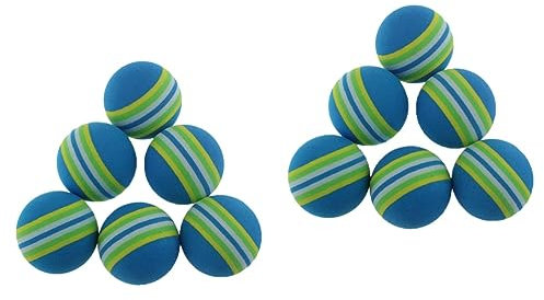 WOONEKY 24 STK Trainingsball Sport Schaumball Tennisdämpfer mit kanadischer Flagge weicher Hockeyball gebrauchte Bälle rote Kugeln fitnessball gymnastikballe Regenbogenball Übungsball Blue
