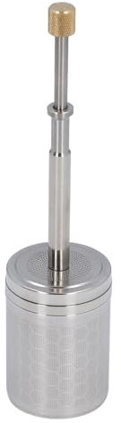 Coffee and Tea Maker, Stainless Steel Reusable Coffee and Tea Filter Press, Coffe Brew Plunger, Press Type Coffe Infuser for Home and Travel, Press The Plunger to Brew Anywhere