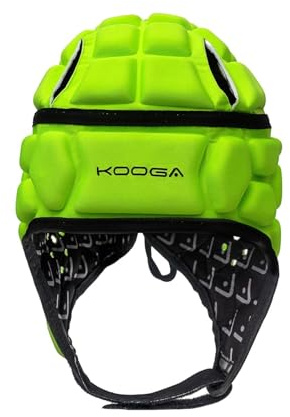 Kooga Boys Evo Head Guard Junior Fluro Green L