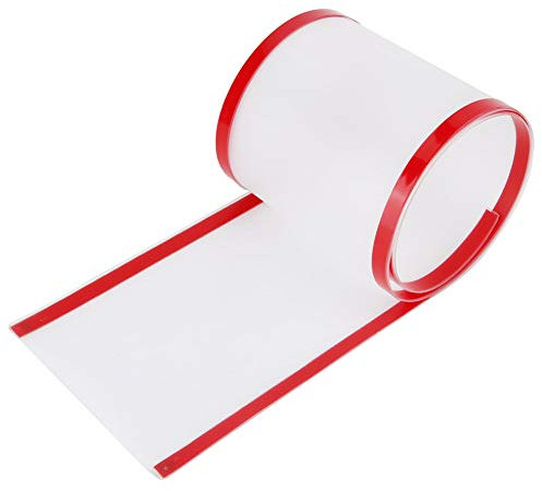 ACOGEDO Kindersicherungstür Scharnierschutzschutz mit Finger -Prise Guard - Transparent 160 X 17 cm Türklemmschutz für Holztüren und Schiebebefenster (Gefrertete Haustür 120 * 17 cm)