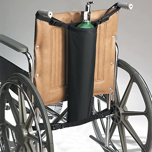 KRXSOBNV, for Fauteuil Roulant – Sac de Transport à Cylindre E Sangles réglables Facile à Nettoyer, Robuste, Fauteuil Roulant Standard,Sacoche pour réservoir d'oxygène pour Fauteuil ro