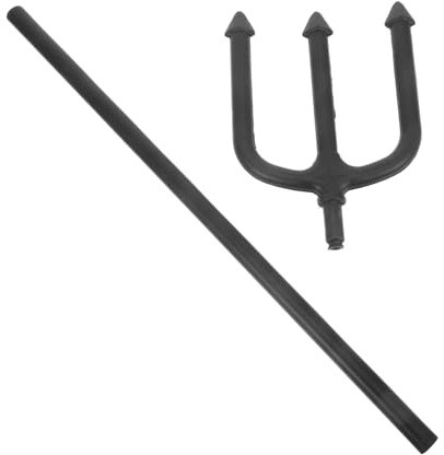 TOYANDONA Devil Fork Prop Lightweight Halloween Cosplay Pitch Fork for Parties Devil Costume Accessories for Halloween Events and Festivals