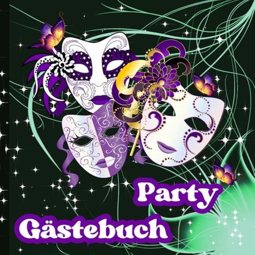 Party Gästebuch: Buntes Gästebuch für deine Party – mit Platz für Glückwünsche & Erinnerungen