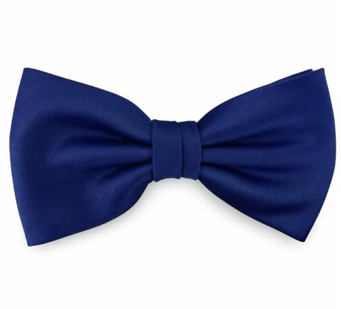 TigerTie Herrenfliege vorgebunden – verstellbar 30–52 cm, elegant für Hochzeit, Smoking & Business – klassische Fliege mit Geschenkbox