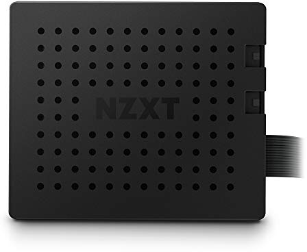 Nzxt RGB & Fan Controller - Zwei RGB-Beleuchtungskanäle - DREI Digitale Lüfterkanäle - Angetrieben von der CAM V4-Software - Magnet- / Klett-Montage - Schwarz AC-2RGBC-B1