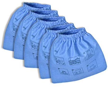 Invest - Pack de 5 Filtres Textiles Lavables Compatibles Parkside PNTS 1300 C3, A1, B2, 1250/9, 1250 - Filtres Haute Performance de Remplacement pour Aspirateur Eau et Poussière