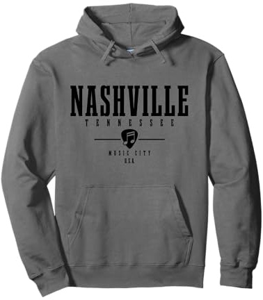 Nashville Tennessee Country Music City Gitarre Vintage Pullover Hoodie