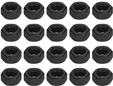 QUARKZMAN 5/16-18 Esagonale Dadi Carbonio Acciaio Grado 8.8 Ossido Nero Esagono Dado per Vite Bullone 20pz