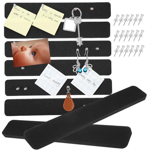 MUCKLILY 8stücke Filzpinnwand Mit Selbstklebender Rückseite Für Büro Und Zuhause Memo-Board Leicht Anzubringen Vielseitig Einsetzbar