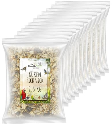 Küken-Picknick, Vogelfutter für die Brutzeit mit Insekten und Muschelschrot, 12 x 2,5 kg (30 kg)