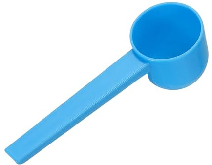 sourcing map Measuring Spoons, Plastic Coffee Scoops Teaspoon for Coffee Bean Spices Sugar Salt Powder Blue
