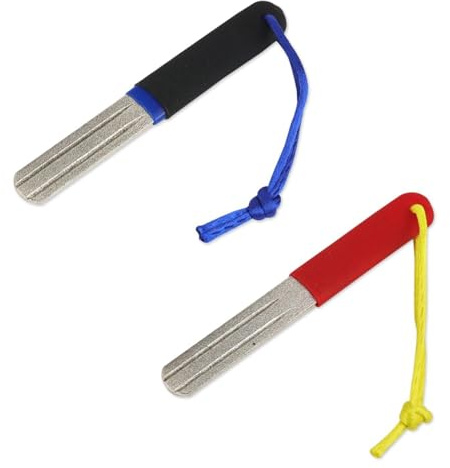 TVSVKWE 2 Pieces Diamond Dart Grinder, Fishing Hook Stone, Durable And Sturdy, Reusable, Convenient Sharpening Tool.