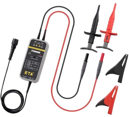 ETA Oscilloscope Differential Probe 15/25/50/100Mhz oscilloscope high voltage differential probe isolation probe ETA5005U(50M+AC/DC 1300V)