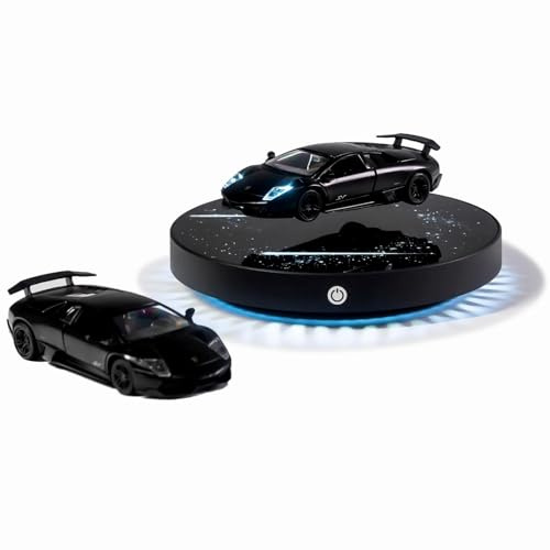 Car Levitant Lamp, 360° Rotating Pendant Night Light, Floating Table Lamp 1:36, Magnetic Floating Display, Touch Control, Desk Decoration for Room
