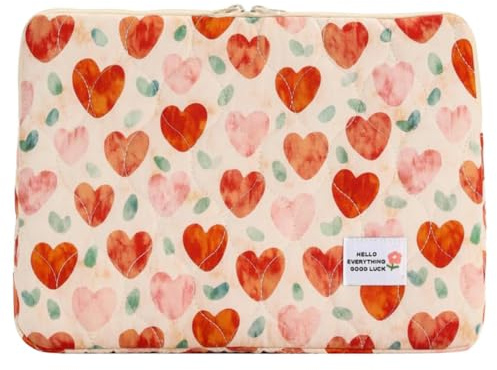 Housse pour Ordinateur Portable | 14 Pouces Étui De Protection Ordinateur Portable À Imprimé Floral | Housse Polyvalente pour Ordinateurs Porta | Compatible avec 11/13/14 Pouces