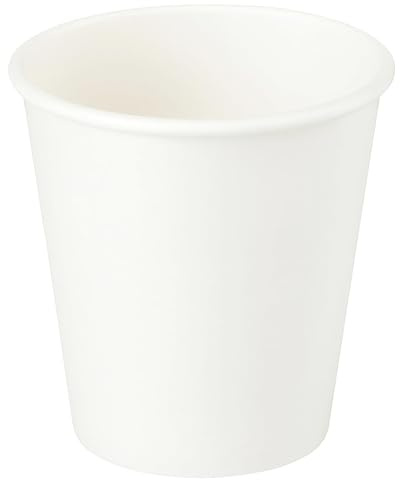 TG-GENT Pappbecher Weiß 250 ml, 1000 Stück – Einwegbecher für Kaffee, Tee & Kaltgetränke – Stabile Trinkbecher für Büro, Gastronomie, Catering & Veranstaltungen