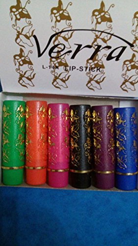 Box mit 6 marokkanischen magischen Lippenstiften, sortiert