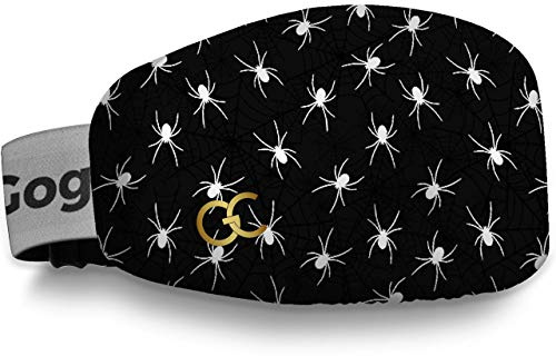 GogglesCover Ski Goggles Protective Cover, Black And White Spider Design | Ski Goggle Protective Cover, Portable Goggle Cover Sleeve, Anti-Scratch Ski Goggles Accessories, Safety Goggles