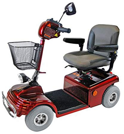 Roma Shoprider Sovereign 4 Electric Mobility Scooter – Detachable and Adjustable Swivel Seat – 4 Wheel Travel Mobility Vehicle
