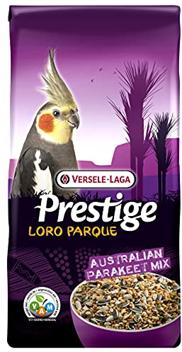 VERSELE-LAGA - Prestige Loro Parque Australian Parakeet Mix - Mezcla de Semillas Completa y enriquecida - 20 kg