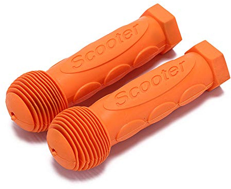 Syvrac 1Pair(2PCS) Scooter Child Kids Bicycle Grip Anti-Slip Handlebar 22MM Silica-Gel Material Holes Children Bike Accessory